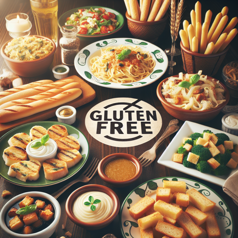 Olive Garden Gluten Free Menu