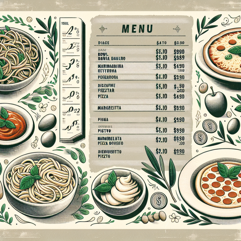 Olive Garden Takeout Menu With Prices